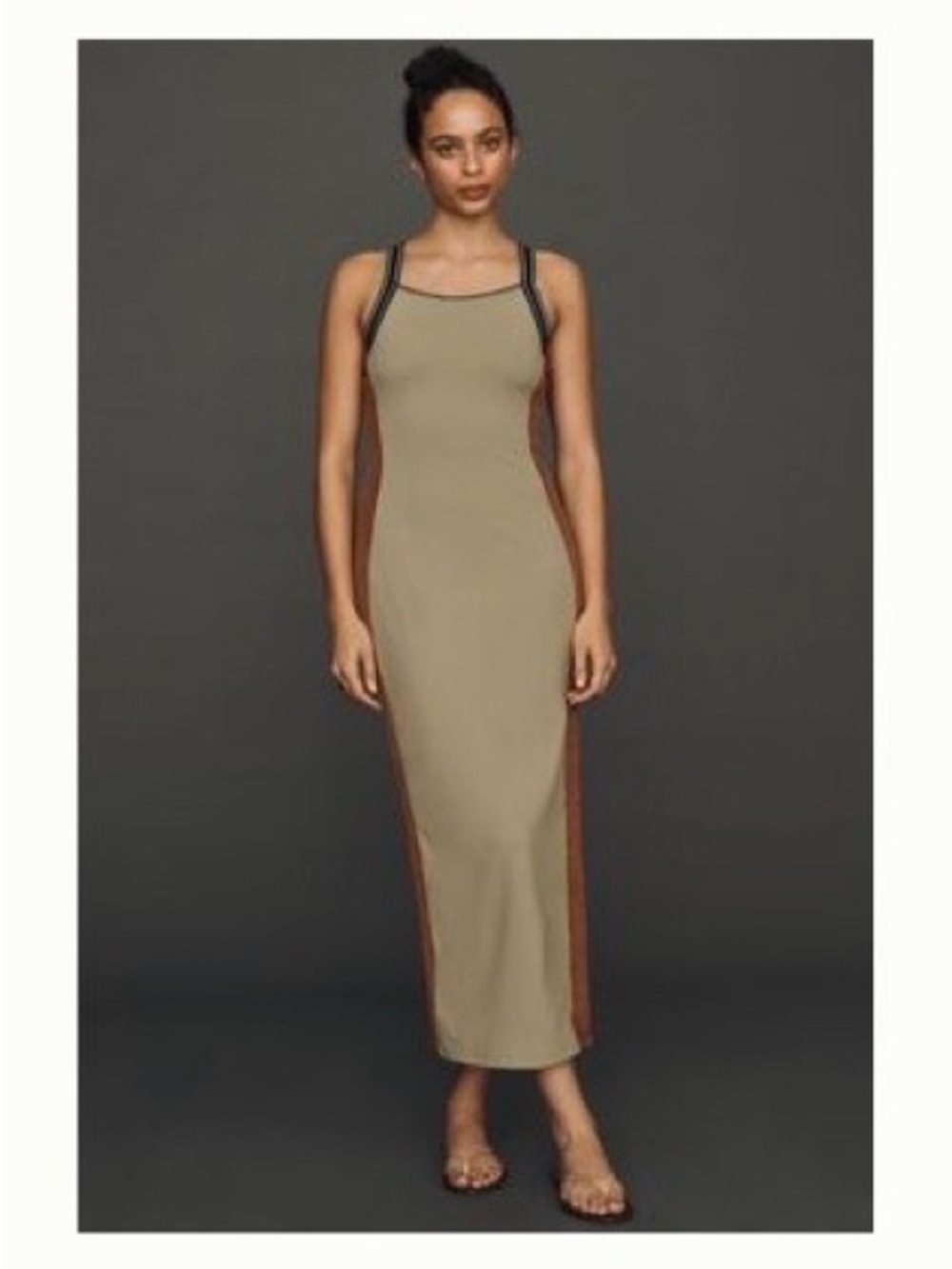 NWT Daily Practice Open Back Midi Dress